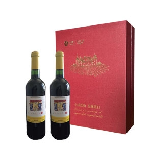 中粮—法国进口卡普锐斯·香吻  干红葡萄酒礼盒
